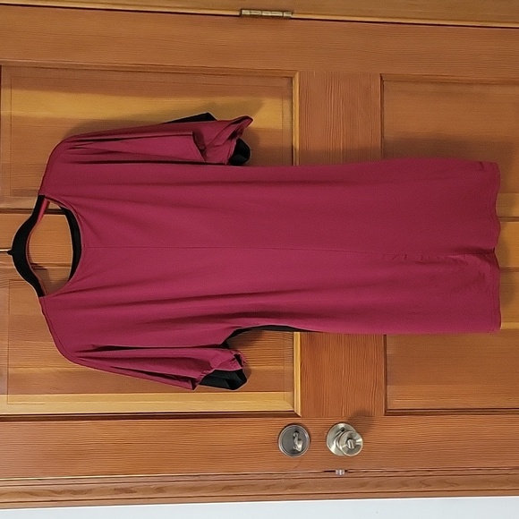 Floerns XL Women's Deep V Neck Twisted Plunging High Slit Mini Party Dress/Tunic - Picture 12 of 14